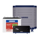 Luminous Inverter & Battery Combo with Trolley Luminous  Zelio+ 1100 (900VA/12V) Pure Sine Wave Inverter + RC18000 150Ah Tall Tubular Battery
